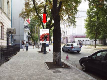 Ситилайт  в Киеве, 1.8x1.2  Ярославів Вал вул., 40, в напрямку Володимирській вул. фото 1