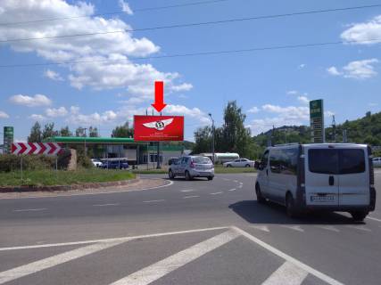 Білборд, Бігборд (Борд)  + у Мукачеві, 3x6  Масарика вул. (колиш. Матросова вул.) -  вул. Сороча, біля супермаркету "Сильверленд" Фото 1