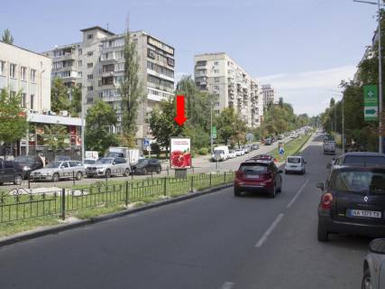 Ситилайт A в Киеве, 1.8x1.2  Гаврилишина вул. (колиш. вул. Василевської), 6 / вул. Ярмоли, роздільник, біля магазину "АТБ", "Рода", в сторону Лук'янівки фото 1