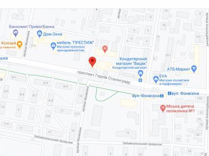 Видеоборд A в Харькове просп. Байрона (Героїв Сталінграда)., 15, аптека "Мед Сервис", №Х076, прайс за ролик 10 сек 1 виход/5 минут, с 8:00-22:00. Расчет для других параметров трансляции уточняйте у менеджера. - 301574 схема