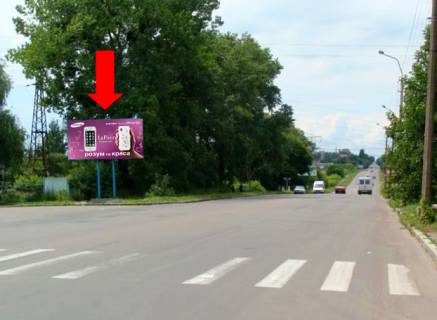 Билборд  в Ровно, 3x6  Млинівська вул., 13, 600 м. до автосалону "Богдан-Авто", з центру фото 1