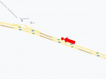 Билборд A в Киеве, 3x6  Траса Київ-Бориспіль, перед стелою Київ, АЗС "ANP", в сторону Києва схема
