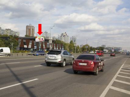 Білборд, Бігборд (Борд)   у Києві, 3x6  Бажана пр., 1Л, біля ТЦ "Park Plaza", між ст.м. "Позняки" і "Осокорки", в сторону Харківської пл. Фото 1