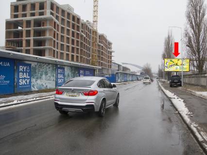 Билборд A в Киеве Електриків вул., 23-Б, біля ЖК "Рибальський", в сторону спорт.клуба "П'ятий елемент" фото 1