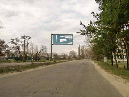 Билборд B в Купянск-Узловом, 3x6  смт Куп'янськ-Вузловий, в'їзд, поворот на Ківшарівку, Садова вул., 188, в центр фото 1