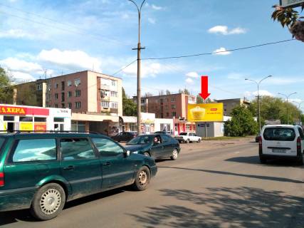 Билборд B в Ужгороде, 3x6  Грушевського вул., 33, біля супермаркету "Океан", в бік Минайської вул. фото 1