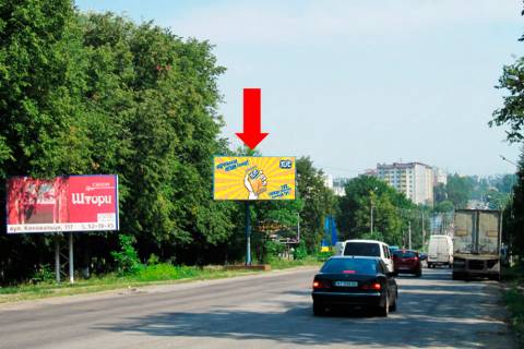 Билборд  в Ивано-Франковске, 3x6  Калуське шосе / Галицька вул., біля радіозаводу "Карпати" фото 1