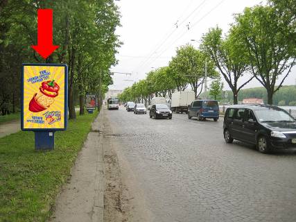 Ситилайт  в Тернополе, 1.8x1.2  Руська вул., біля парку "Сопільче (Топільче)", дамба, з центру фото 1
