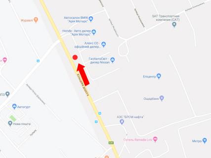 Билборд  в Львове, 3x6  Кільцева дорога, с. Зимна Вода, біля супермаркетів "Епіцентр", "METRO", з центру схема