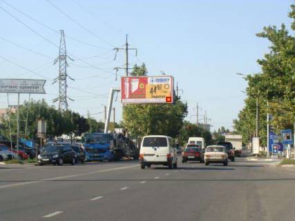 Білборд, Бігборд (Борд)  + у Одесі, 3x6  Краснова вул., 2А - Іподромний пров., в центр Фото 1