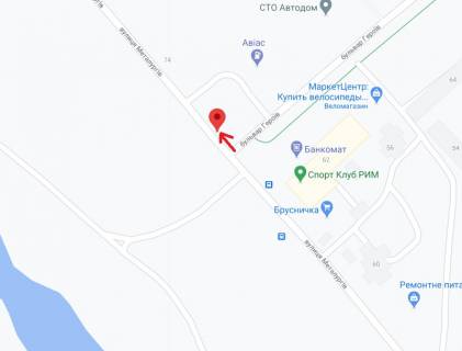 Билборд A в Каменское (Днепродзержинск), 6х3  просп. Металургів - бульв. Героїв схема