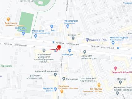 Ситилайт A в Николаеве Центральний просп. (Леніна просп.)., 3 - Бузника вул., 10 схема