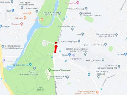 Билборд B в Киеве, 3x6  Жмаченка вул., 9, в сторону Остафія Дашкевича вул. (Курнатовського) схема