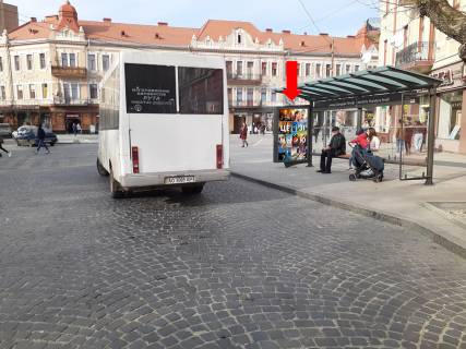 Ситилайт A в Ужгороде, 1.8x1.2  Шандора Петефі пл., 15, центр, в бік пр. Свободи, зупинка фото 1