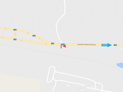 Billboard B in Kharkiv, 3x6  Залютинська вул., (2), з міста scheme