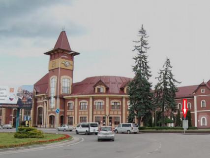 Ситилайт A в Ужгороде, 1.8x1.2  Стаційна вул., 9, перед приміським вокзалом, (2) фото 1