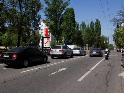 Скролер, Скрол  у Києві, 1.8x1.2  Українки бул., 13 / Новогоспітальна вул. (колиш. Щорса пров.), на світлофорі, в сторону вул. Хрещатик - 445546 Фото 1