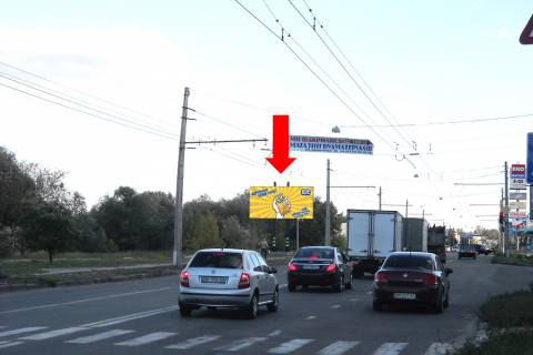 Білборд, Бігборд (Борд)   у Сумах, 3x6  Героїв Крут вул. (кол. Черепіна вул.) / Сірка вул. (кол. Коротченка вул.), 2, біля супермаркету "Екомаркет" Фото 1