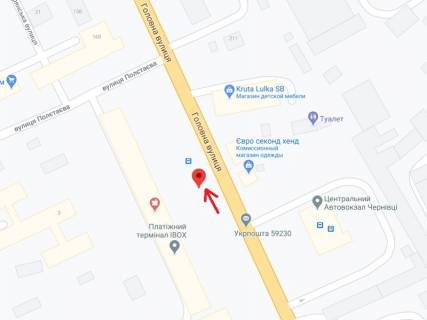 Scrolller, Scroll B in Chernivtsi Glavnaa st., 162 - 300099 scheme