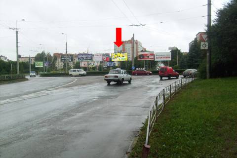 Билборд A в Тернополе, 3x6  Злуки пр. / Коновальця вул., біля АЗС "Укрнафта", в центр фото 1