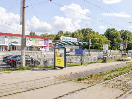 Ситилайт B в Харькове, 1.8x1.2  Павлова вул., 165в, зупинка "ст.м. Барабашова", в центр фото 1