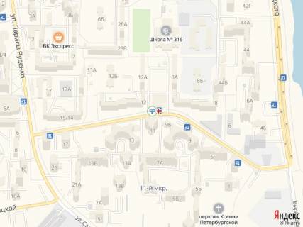 Призма A в Киеве Вишняківська вул., 10, в сторону Руденко вул. - 247613 схема