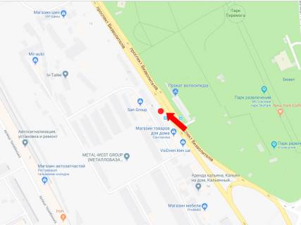Призма B в Киеве, 3x6  просп. Георгія Нарбута (Визволителів)., 9, в бік просп. Романа Шухевича (Генерала Ватутіна) - 180454 схема