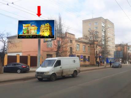 Билборд  в Кропивницкий (Кировоград), 3x6  Маланюка вул., 5 /Незалежності пл., біля швейної фабрики "Зорянка", супермаркету "АТБ" фото 1