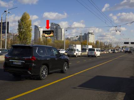 Билборд  в Киеве, 3x6  Бандери пр. (колиш. Московський) - просп. Володимира Івасюка (Героїв Сталінграда), навпроти ТРЦ "Blockbuster Mall", в бік Північного мосту фото 1
