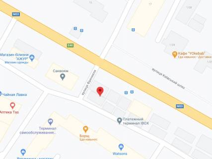 Billboard A in Boryspil Kiivs'kij slah st., 2/2 A, apteka "Vitamin", prajs za rolik 10 sek 1 vihid/5 hvilin, z 8:00-22:00. Rozrahunok dla insih parametriv translacii utocnujte u menedzera. scheme