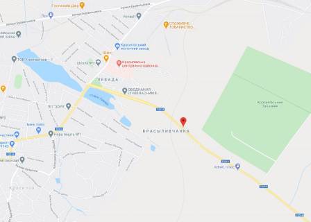 Билборд A в Красилове, 3x6  Автошлях Т2314, виїзд з міста схема