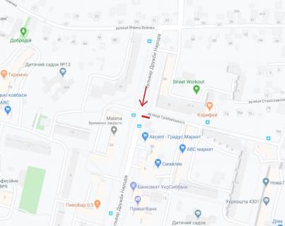Билборд B в Луцке, 3х6  б-вар Івана Газюка (колишня Дружби Народів), 2 схема
