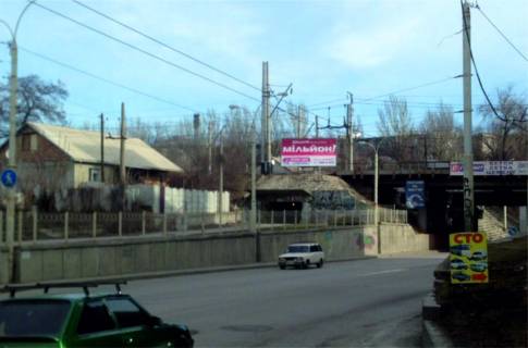 Билборд A в Запорожье Космічна вул. - Серікова вул., 30, навпроти, підйом, район Автовокзалу фото 1