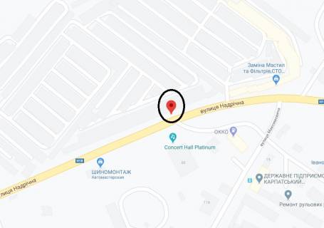 Билборд  в Ивано-Франковске, 3x6  Надрічна вул., АЗС "Окко", (1) фото 1