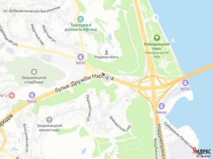 Видеоборд A в Киеве Миколи Міхновського бульвар (Дружби Народів бульвар)., 42, ,біля АЗС, прайс за трансляцію ролика 10 сек 1вихід/90 сек, з 0:00 до 23:59 - 366850 схема