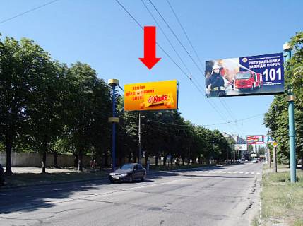 Білборд, Бігборд (Борд)   у Кременчуці, 3x6  Московська вул., біля Військової частини Фото 1