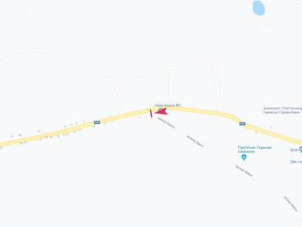 Билборд B в Велика Писарівка (Велика Писарівка), 3x6  Автодорога Суми-Богодухів (Р-45), 90 км-20 вліво, смт Велика Писарівка схема