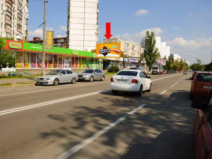 Билборд  в Киеве, 3x6  Малишка вул., 15/1, супермаркет "Фора", в бік Братиславського пр. фото 1