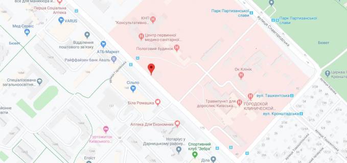 Билборд A в Киеве Харківське шосе, 121, в сторону Дарницької пл. схема