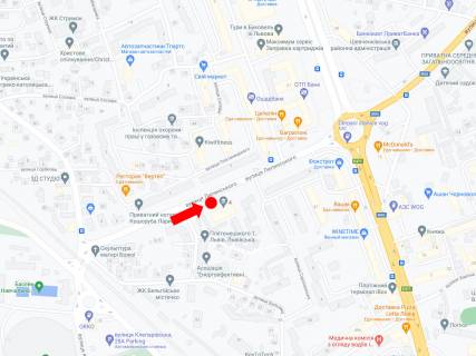 Билборд A в Львове, 3x6  Липинського вул. 4, в бік пр. Чорновола, McDonald's схема