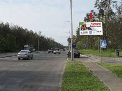 Білборд, Бігборд (Борд)  A у Києві Міська вул., за АЗС "ANP", в сторону Пущі Водиці, Гостомеля, Бучі Фото 1