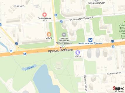 Бэклайт B в Киеве просп. Берестейський (Перемоги). - Чорнобильська вул., в сторону Києва схема