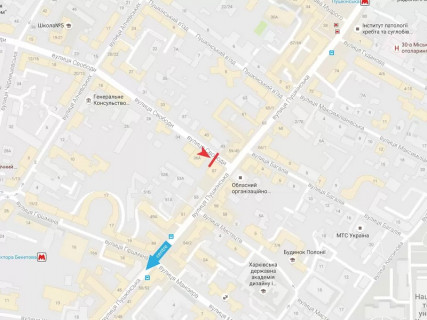 Призма A в Харькове, 3x2  Свободи вул., 36а - 666714 схема