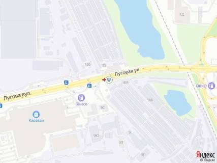 Призматрон, Призма A у Києві Лугова вул., Азс "Glusco", в сторону Богатирська вул. - 240609 схема