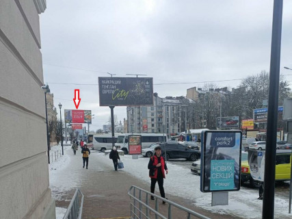 Билборд B в Ивано-Франковске, 3x6  Привокзальна пл., 1, привокзальна територія, 13 фото 1