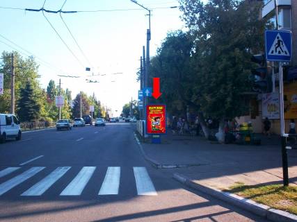 Сiтiлайт  у Кременчуці, 1.8x1.2  Свободи пр. (кол. 60-річчя Жовтня вул.), 47 / Київська вул., біля магазину "Гурман" Фото 1