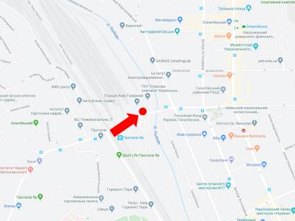 Скролер, Скрол B у Києві, 2.3x3.14  Федорова вул., 32 - вул. Ямська, в сторону вул. Антоновича (колишня. Горького) - 214742 схема
