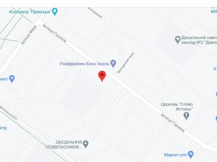 Billboard A in Horishni Plavni (Komsomolsk) Girnikiv st., 25, apteka "Med Servis", NoH034, prajs za rolik 10 sek 1 vihid/5 hvilin, z 8:00-22:00. Rozrahunok dla insih parametriv translacii utocnujte u menedzera. scheme