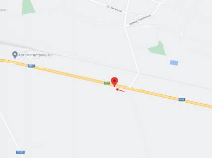 Білборд, Бігборд (Борд)  B у Меліоративному, 6х3  М-30, км 1012+777 (праворуч), Рух до Дніпра, за поворотом до с. Знаменівка схема