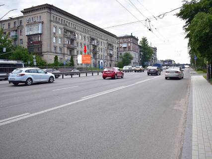 Бэклайт B в Киеве, 2.3x3.14  просп. Берестейський (Перемоги)., 43, біля ресторану "Il Molino", 100м. від вул. Янгеля, в сторону ст. м. «Шулявська», з центру фото 1